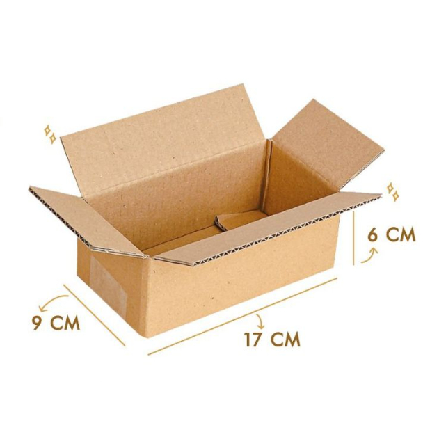 

Kardus packing Box Karton Polos 17x9x6 cm c flude 4mm BARU