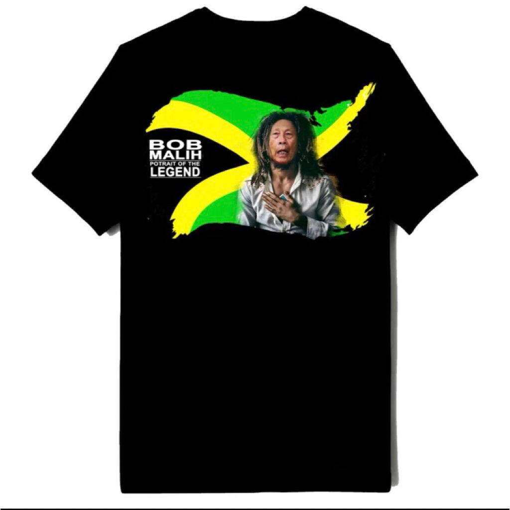 Kaos Bob Malih - Kaos Pria Kain Katun Premium Cotton Combed 24s
