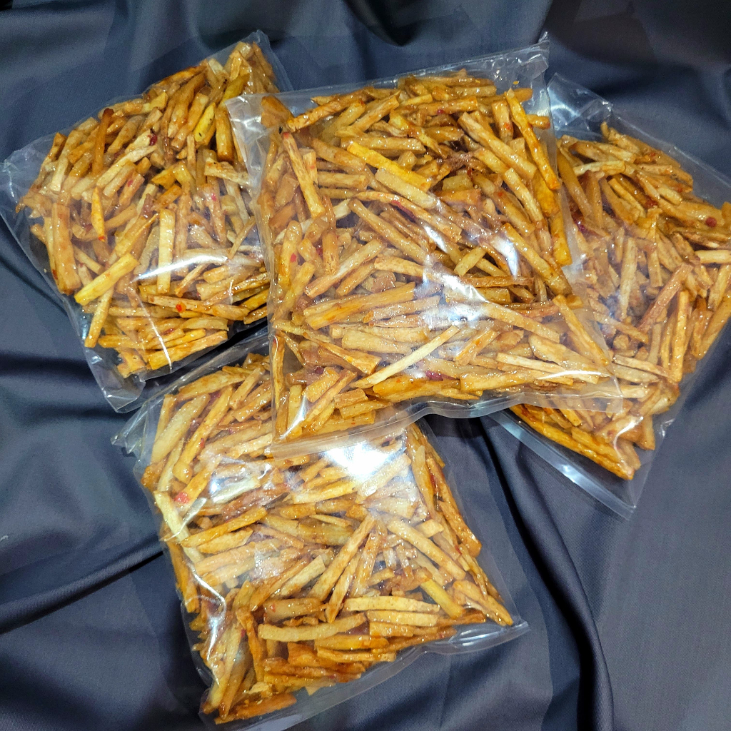 

Stik Talas Pedas Manis Kriuk Renyah Dan Enak 250Gram