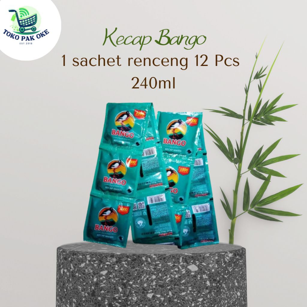 

Kecap Manis Bango 1 renceng isi 12pcs