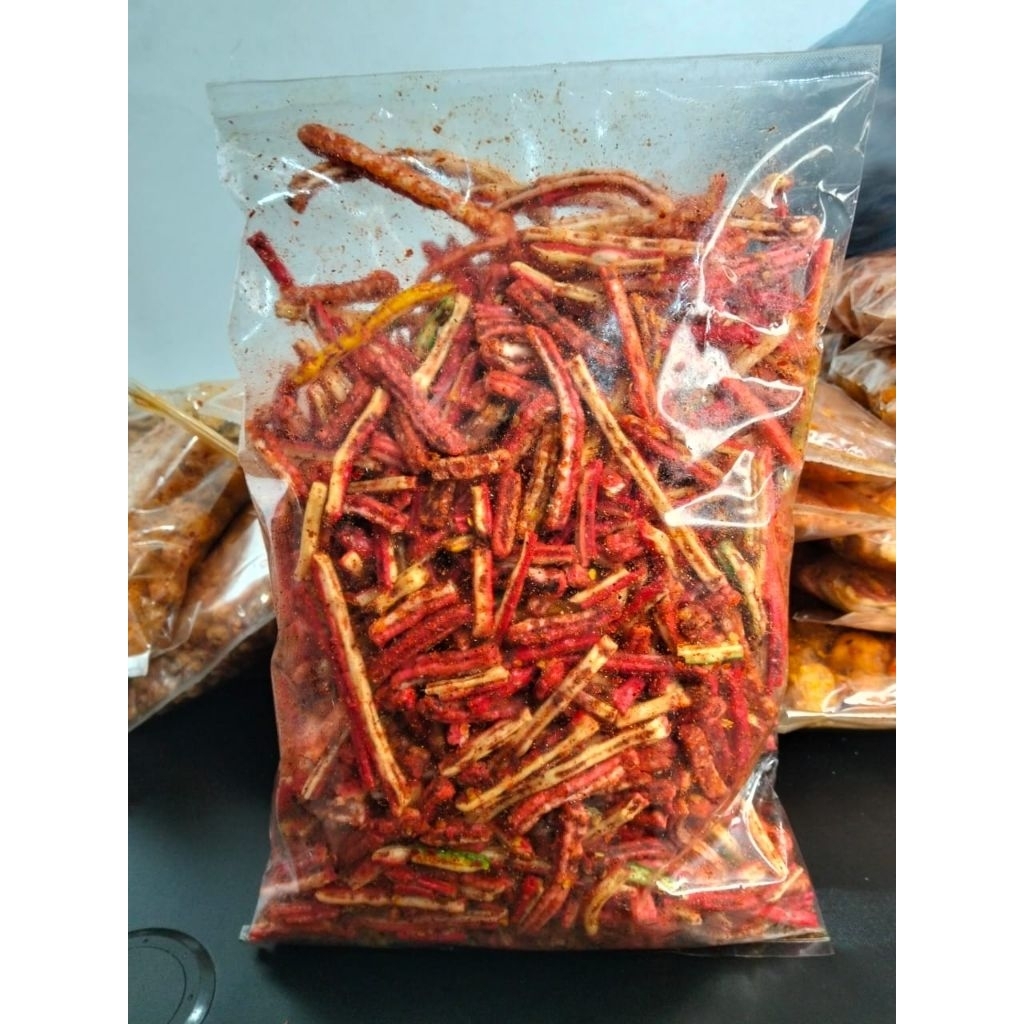 

Seblak kerupuk jaat/seblak kerupuk beton pedas daun jeruk