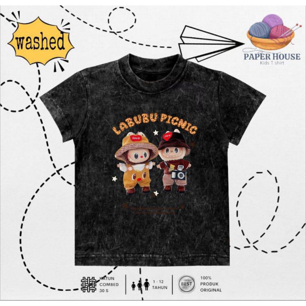 KidzBandit-Kaos Anak- Kaos Labubu
