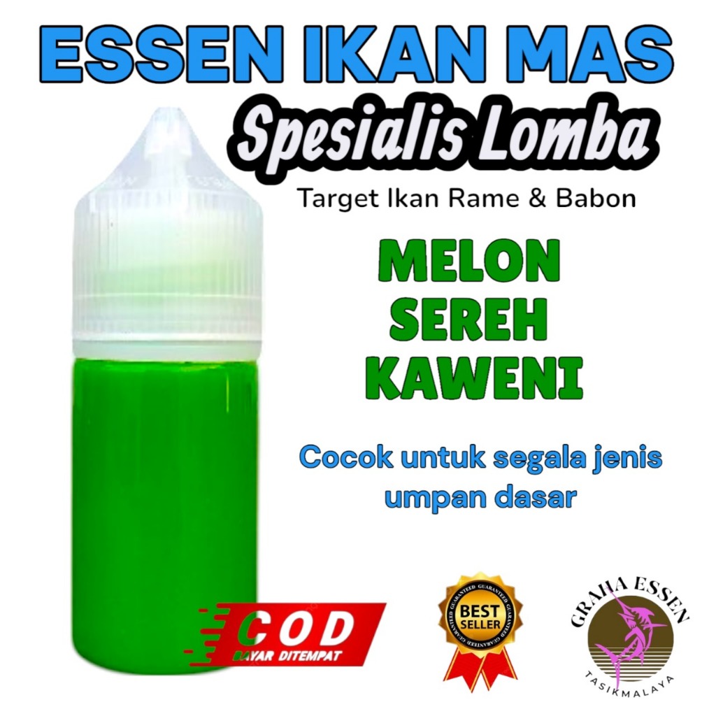 Essen Ikan Mas Melon Sereh Kaweni Umpan mancing spesialis lomba gebyaran paling gacor
