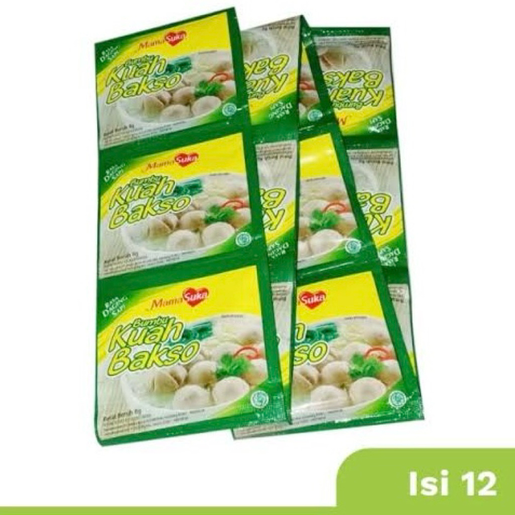 

Bumbu Kuah Bakso Mamasuka 12 pcs