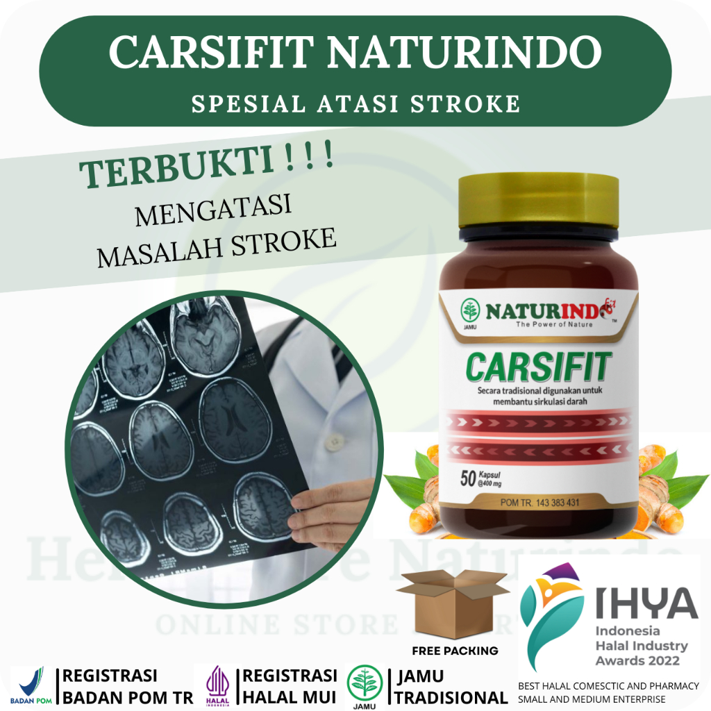 Obat Herbal Stroke Obat Stroke Obat Pasca Stroke | Naturindo CARSIFIT