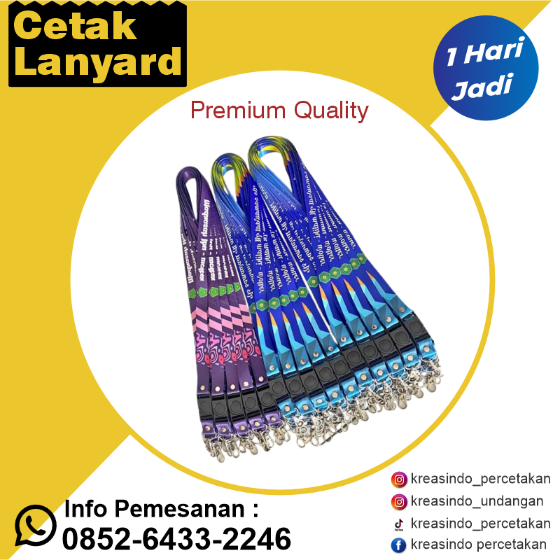 

LANYARD CUSTOM NAMA & LOGO