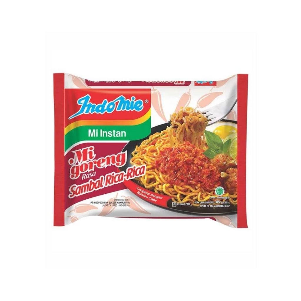 

Indomie Mi Instan Rasa Sambal Rica-Rica 85 g