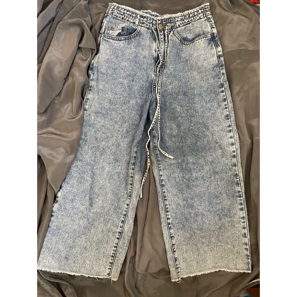 Serba Jeans Colorbox Jacket Celana Denim H&M Cutbray Rok Span Kemeja Blouse Jeans Preloved