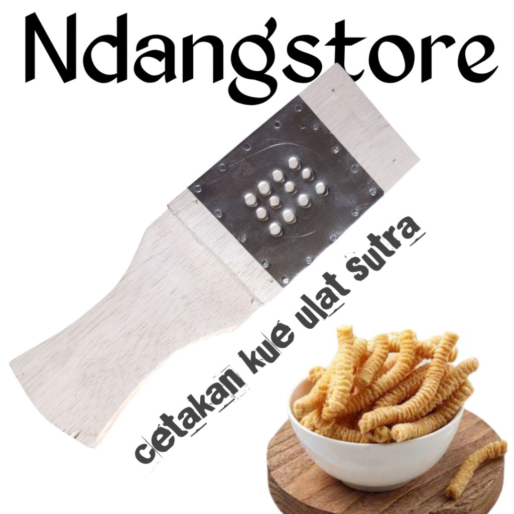 cetakan kue ulat sutra / kue telur gabus stick / kue akar kelapa