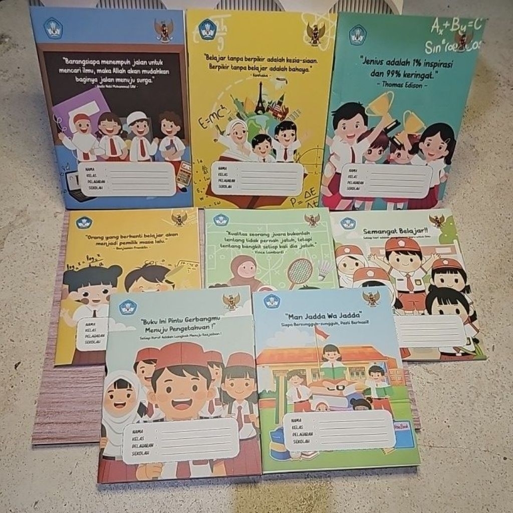 

Buku Tulis Kwarto, buku Aesthetic berkarakter motivasi, buku tebal dan unique isi 36 lembar