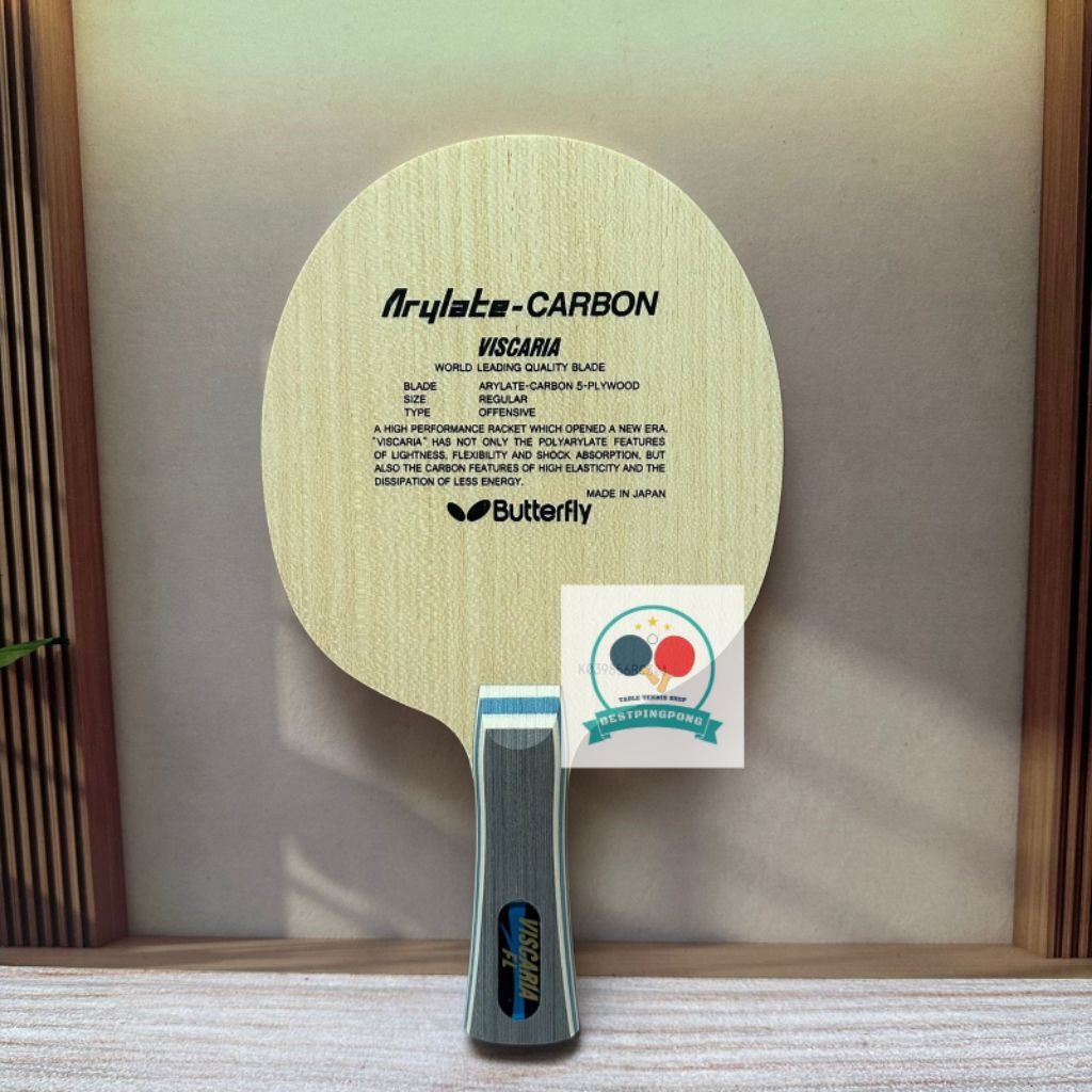 Butterfly VISCARIA ALC Kayu Bet Pingpong ORIGINAL