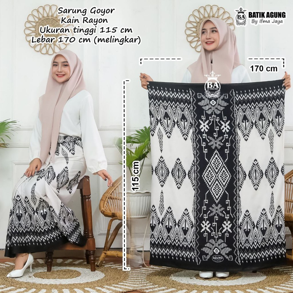 SARUNG BATIK NENG SANTRI TERBARU