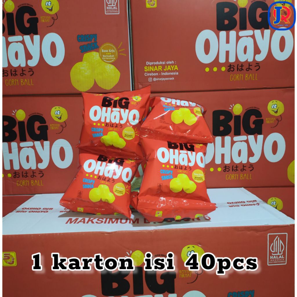 

BIG OHAYO crispy Snack berhadiah @18gr x 10pcs