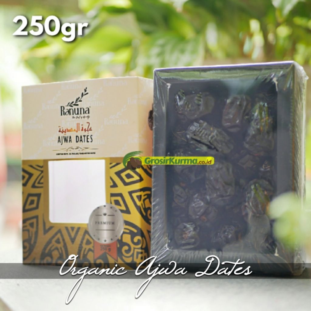 

Kurma Ajwa Organik dari Madinah (250gr)