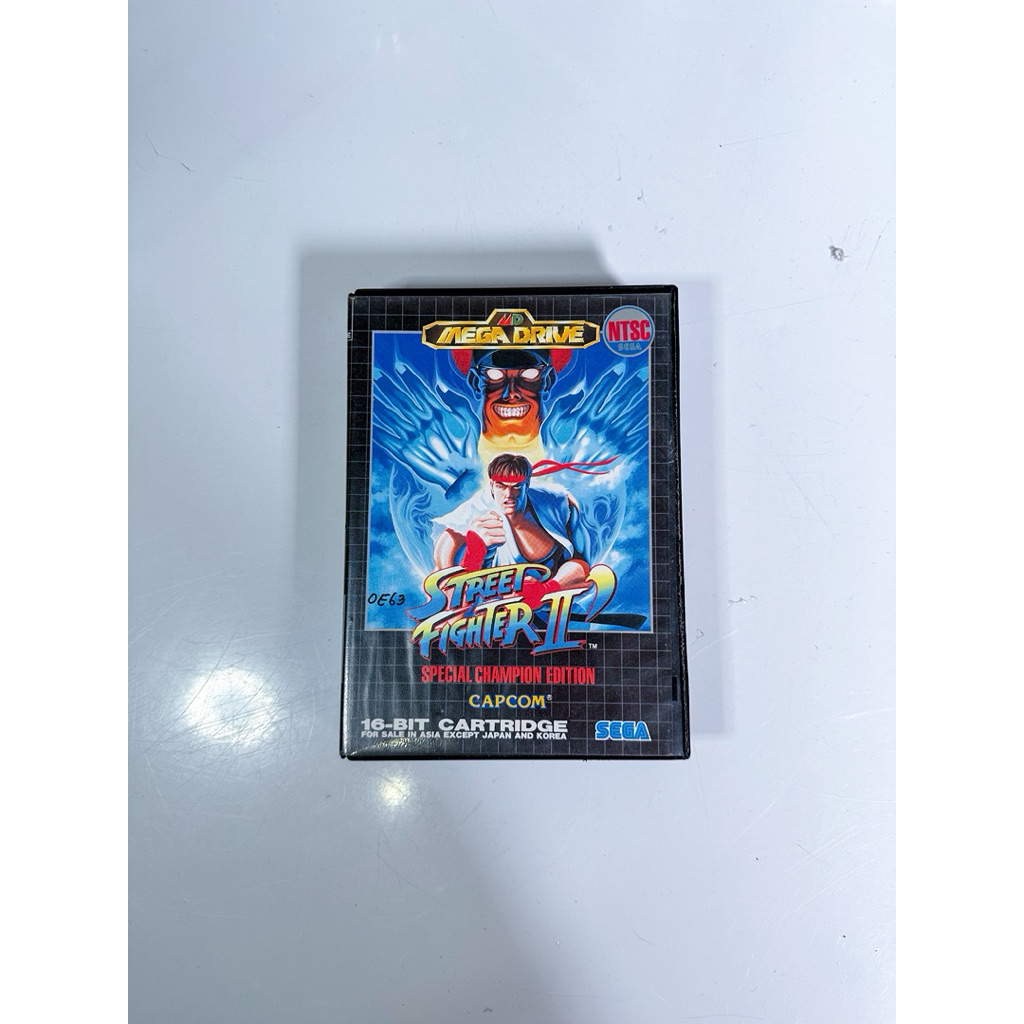 Sega Mega Drive Street Fighter original lengkap