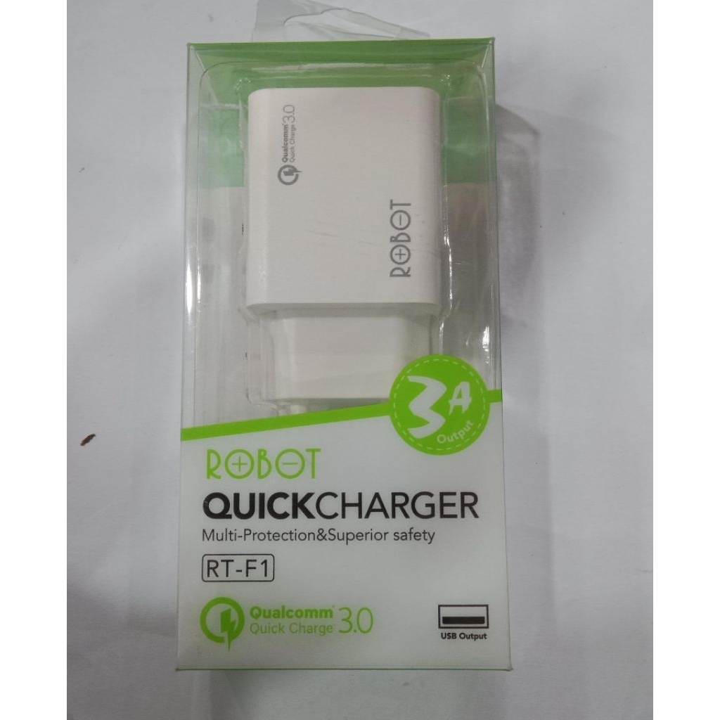ROBOT ADAPTER CHARGER/KEPALA CHARGER/CHARGER QUICK CHARGING 3.0 ORIGINAL