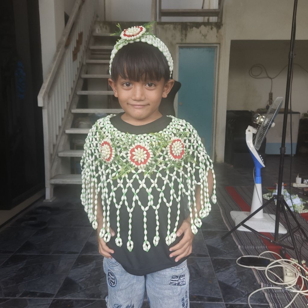 melati palsu premium untuk anak-anak siraman baju