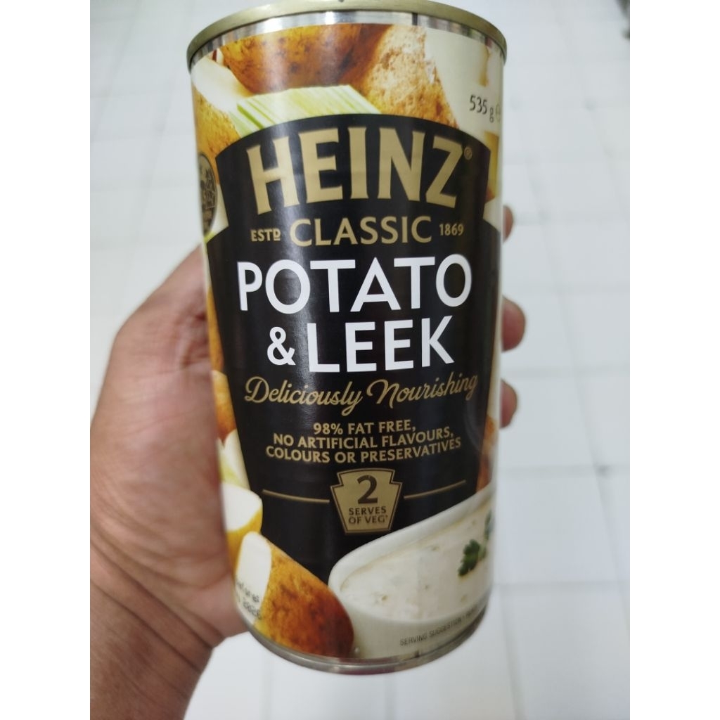 

HEINZ POTATO LEEK SOUP CAN535 G