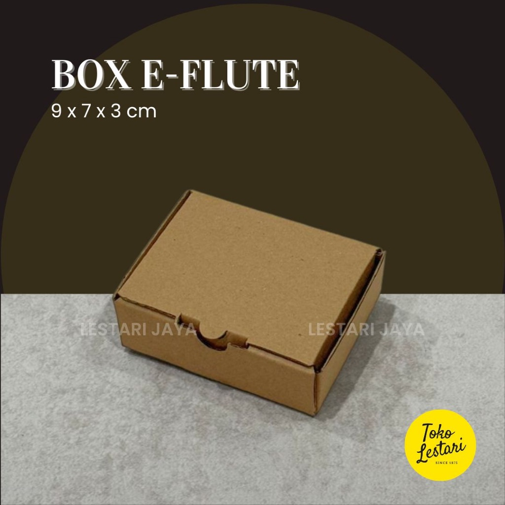 

Box Kardus E-Flute Coklat Untuk Packaging Olshop Sovenir Kotak Kado Hampers Snack Kue 9x7x3 CM