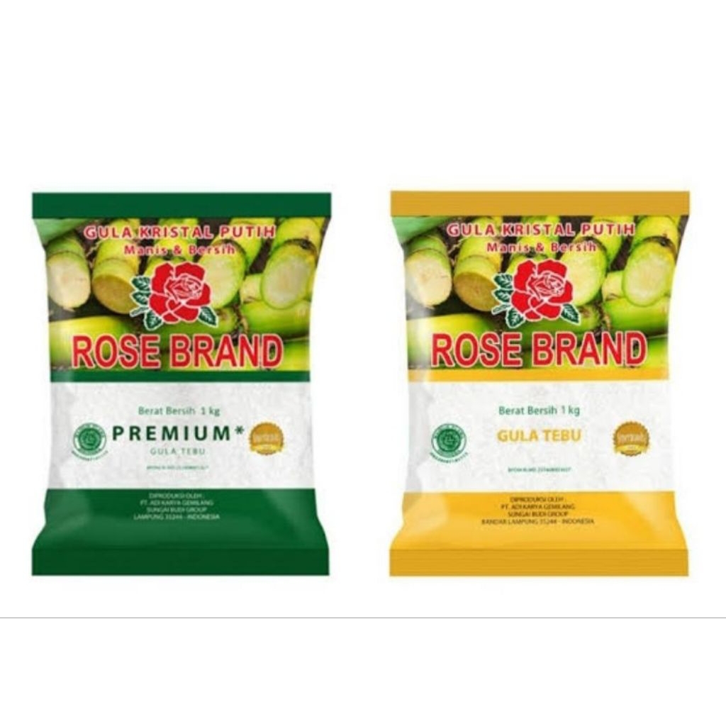 

Gula Rose Brand 1 kg / Rosebrand Gula Pasir 1 kg Random Kuning Hijau / Gula Pasir Rose Brand 1 kg