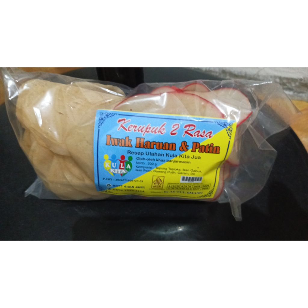 

kerupuk 2 rasa (Haruan & Patin)