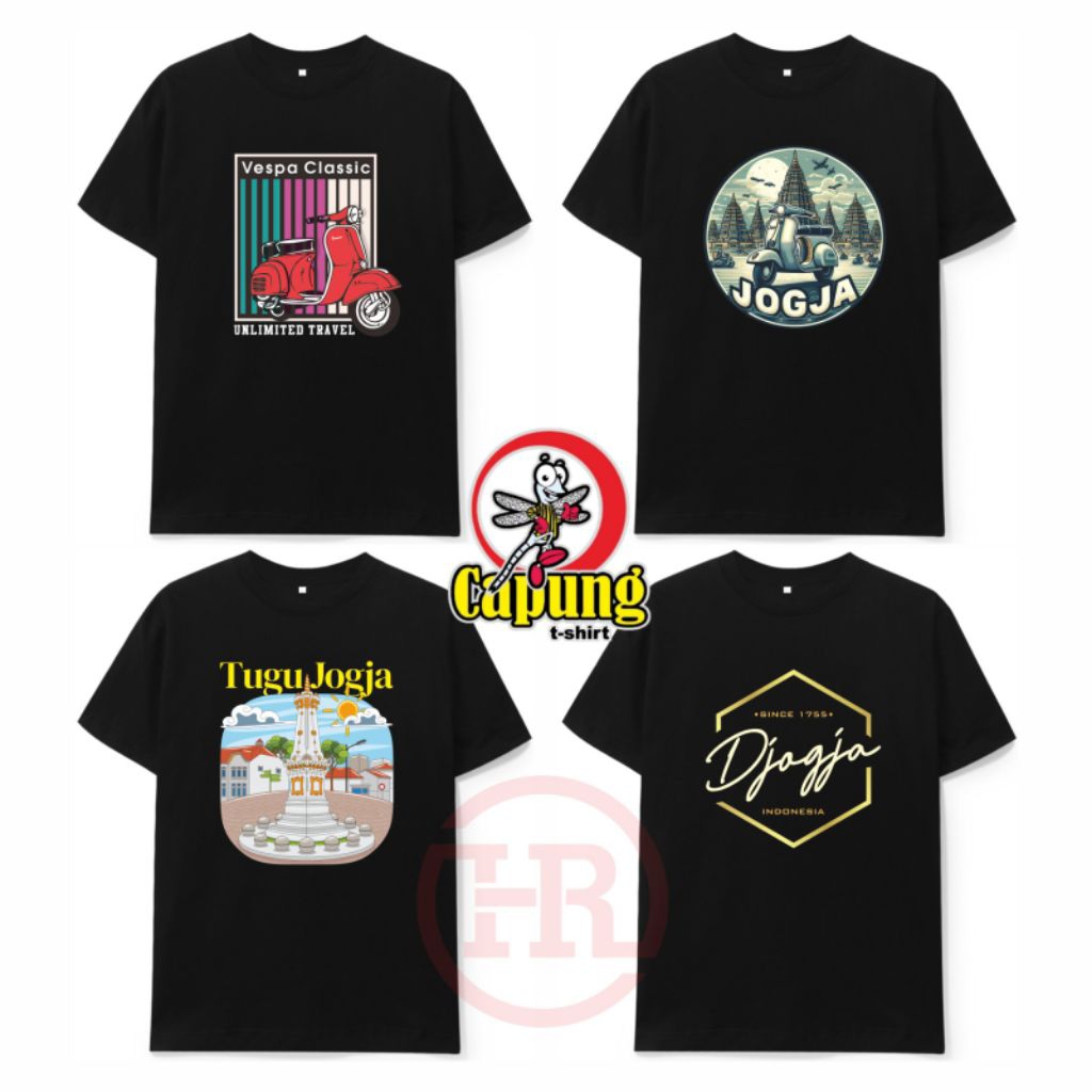 KAOS JOGJA HITAM KAOS JOGJA CAPUNG KATUN KAOS MALIOBORO KAOS MURAH OLEH OLEH JOGJA KAOS JOGJA ORIGIN