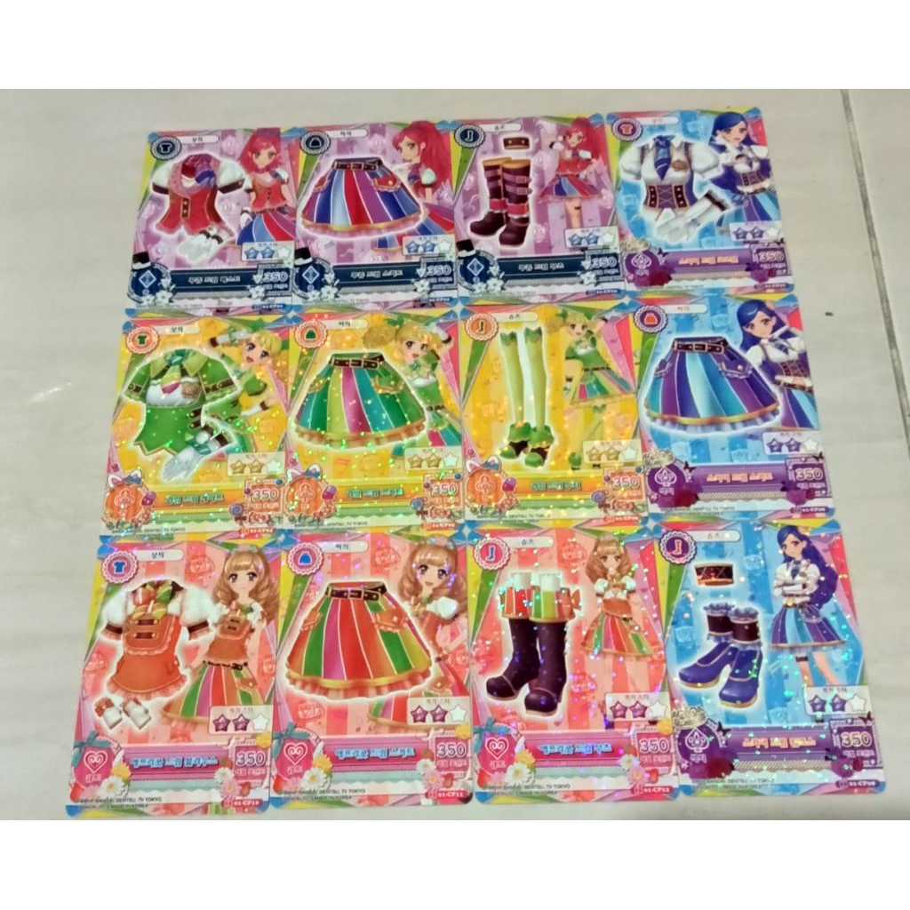 Aikatsu dream academy uniform set cp korea seira kii maria sora