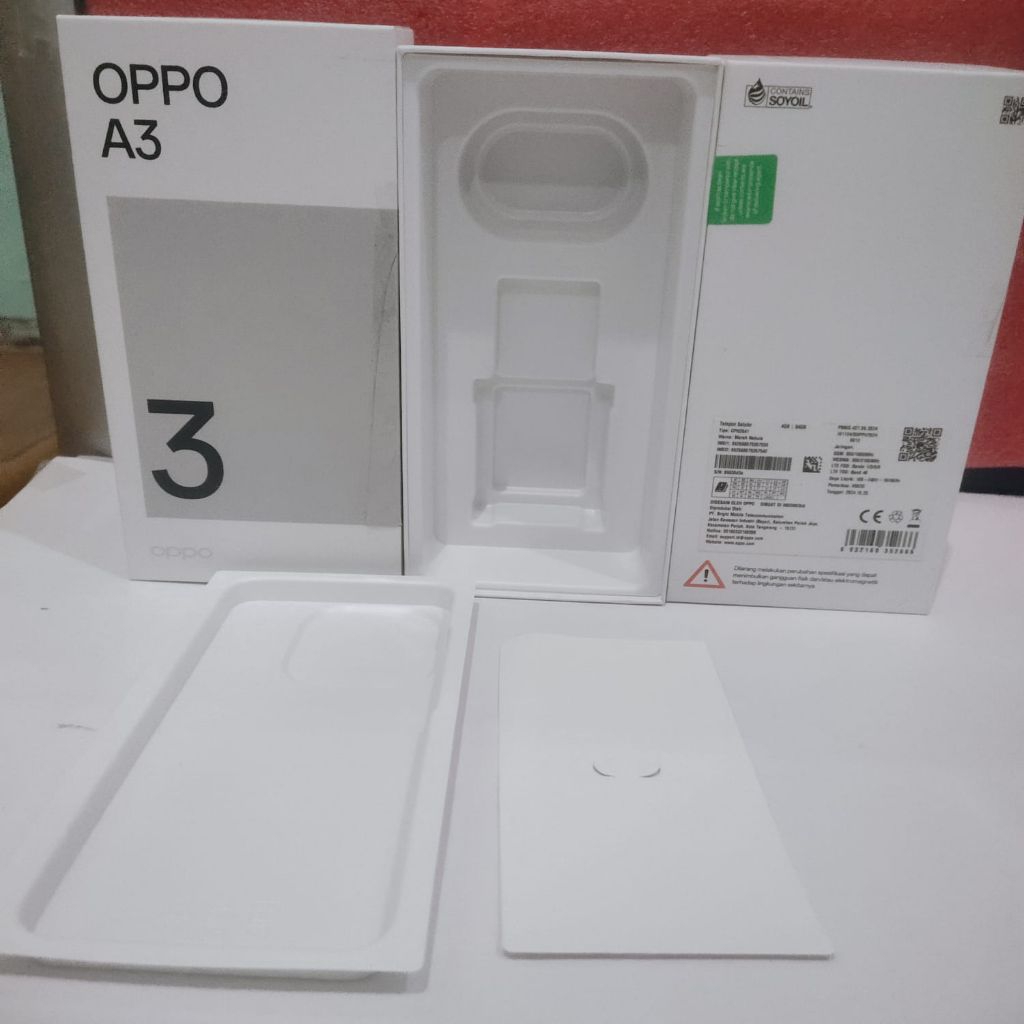 

KARDUS BOX HP OPPO A3 ORIGINAL