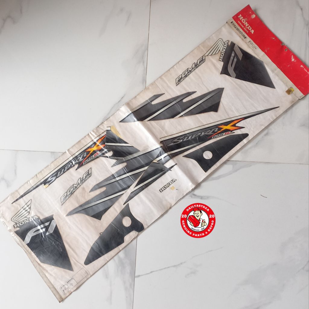 LIS STICKER STRIPING BODI BODY HONDA SUPRA X 125 R FI INJECTION 2007 ORIGINAL 871X0-KVL-N20ZB