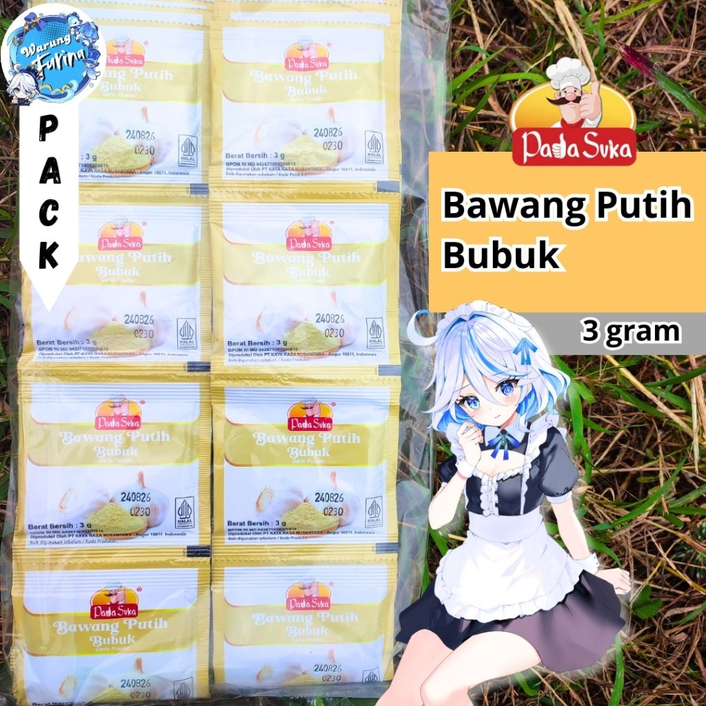 

Padasuka Bawang Putih Bubuk Sachet 3gr | Pack