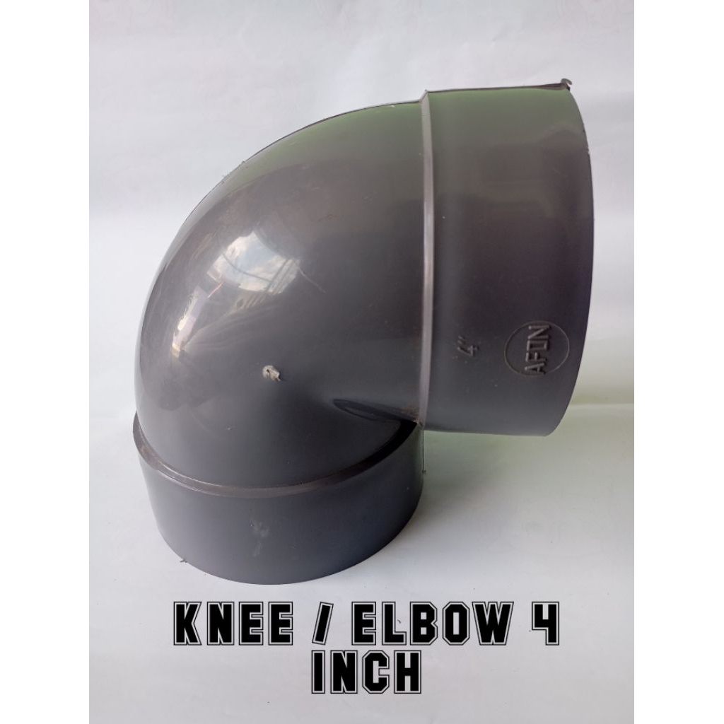 Knee PVC 4 inch Tebal Elbow PVC 4 inch Murah