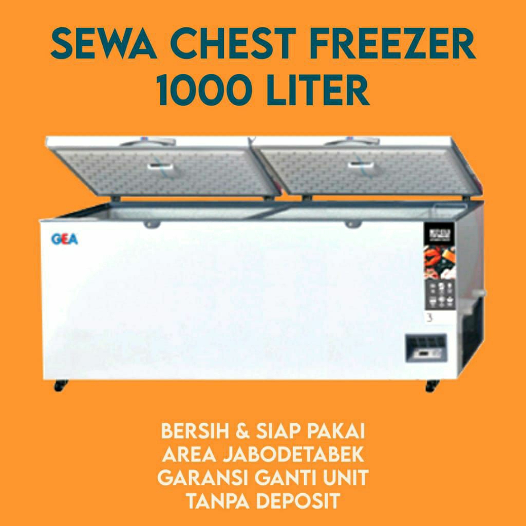 Sewa Freezer Kapasitas 1000 LITER untuk 1 Bulan