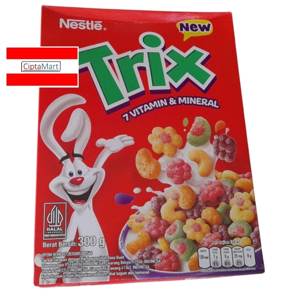 

Trix Cereal 300gr Sereal Sarapan Rasa Buah