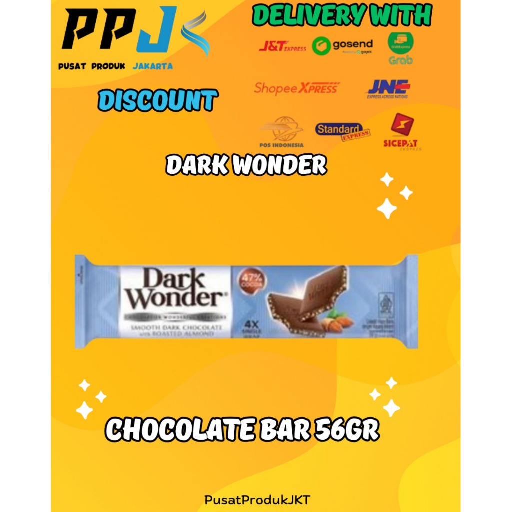 

Dark Wonder Chocolate Bar 56Gr