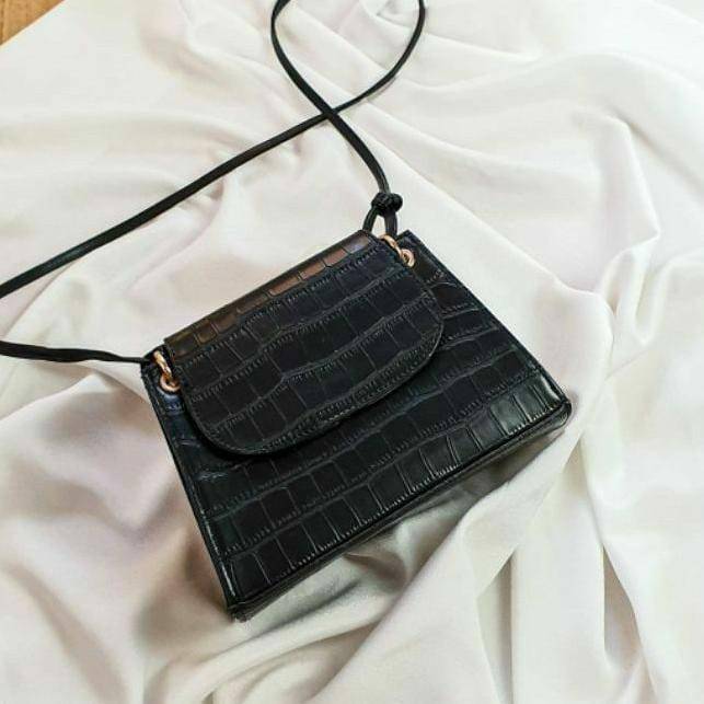 LUMELLE - Maika - Tas Selempang Sling Bag Shoulder Bag Wanita Cewek Bahan Kulit Sintetis Kulit Buaya