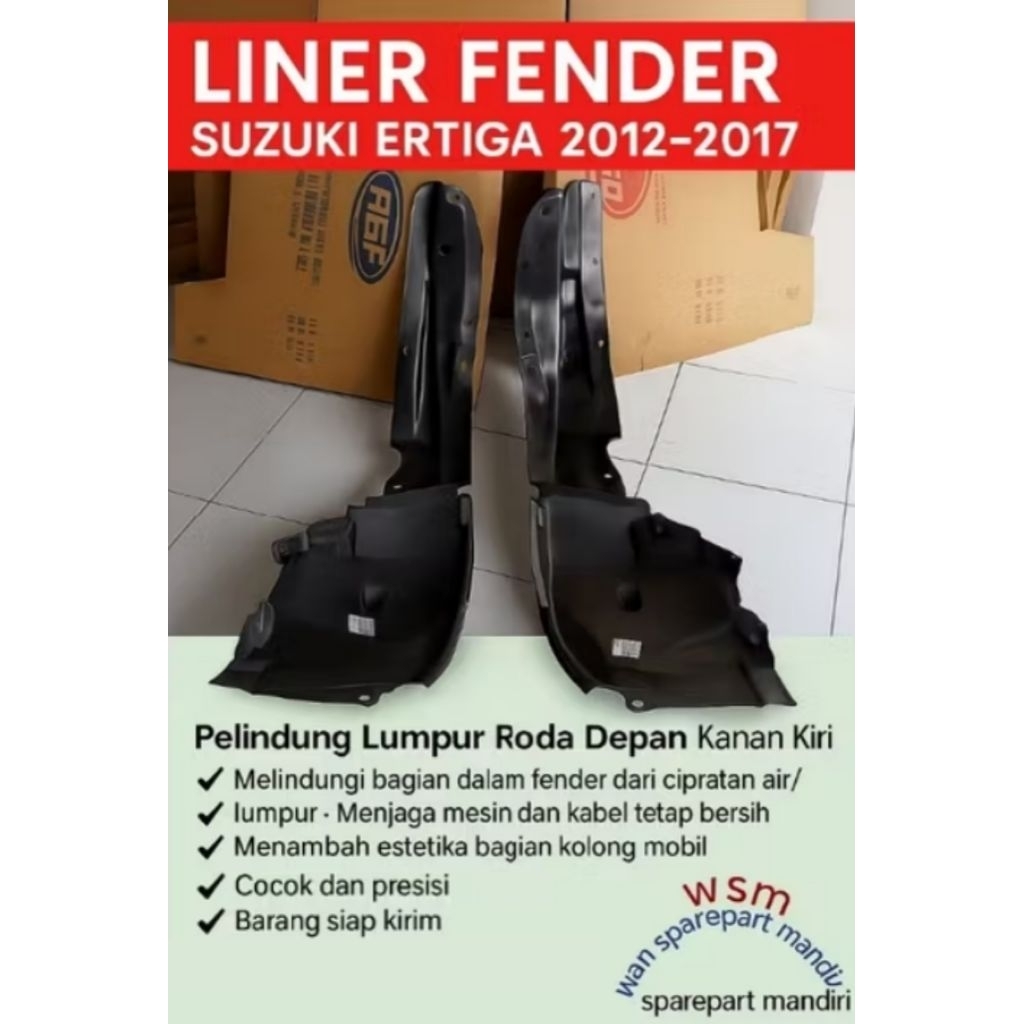 liner fender Ertiga 2012-2017 original