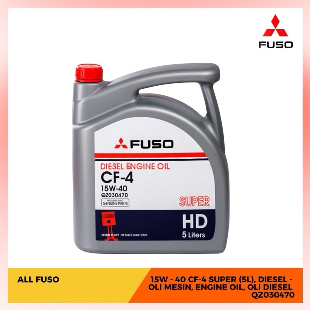 Oli Mitsubishi Diesel CF-4 15W-40 Ori KTB | 5 Liter