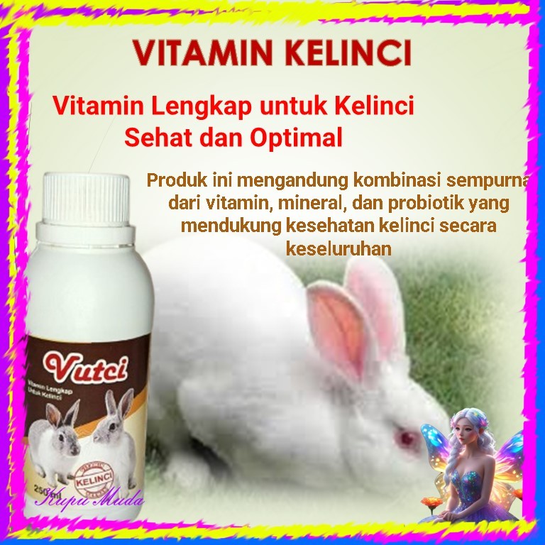 VITAMIN KELINCI / vitamin kelinci untuk bulu dan kesehatan / vitamax kelinci / vitamin bulu kelinci