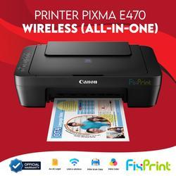 Printer Inkjet CANON PIXMA E410 - Print Scan Copy - Printer Cartridge Efisien Tinta Multifungsi
