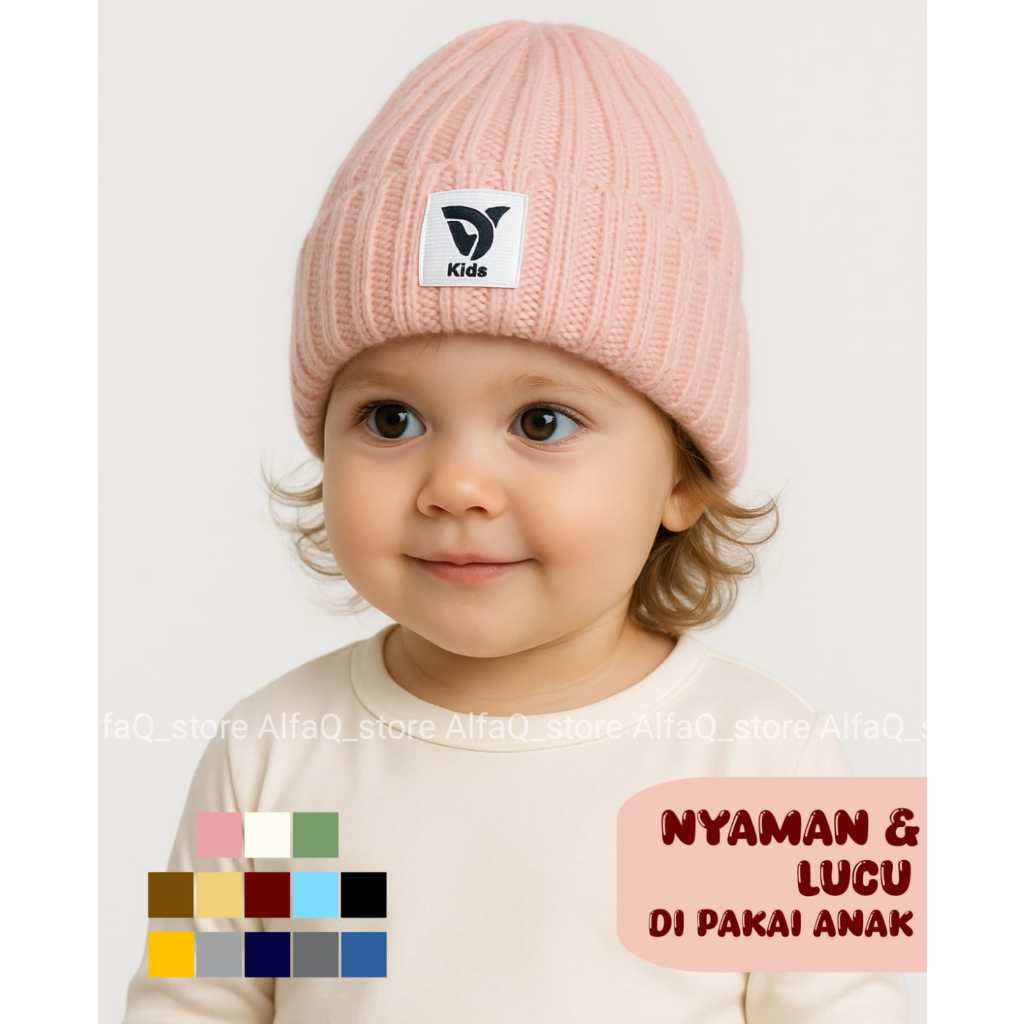 kupluk anak kupluk topi rajut bayi kupluk anak laki laki perempuan 1-3 tahun