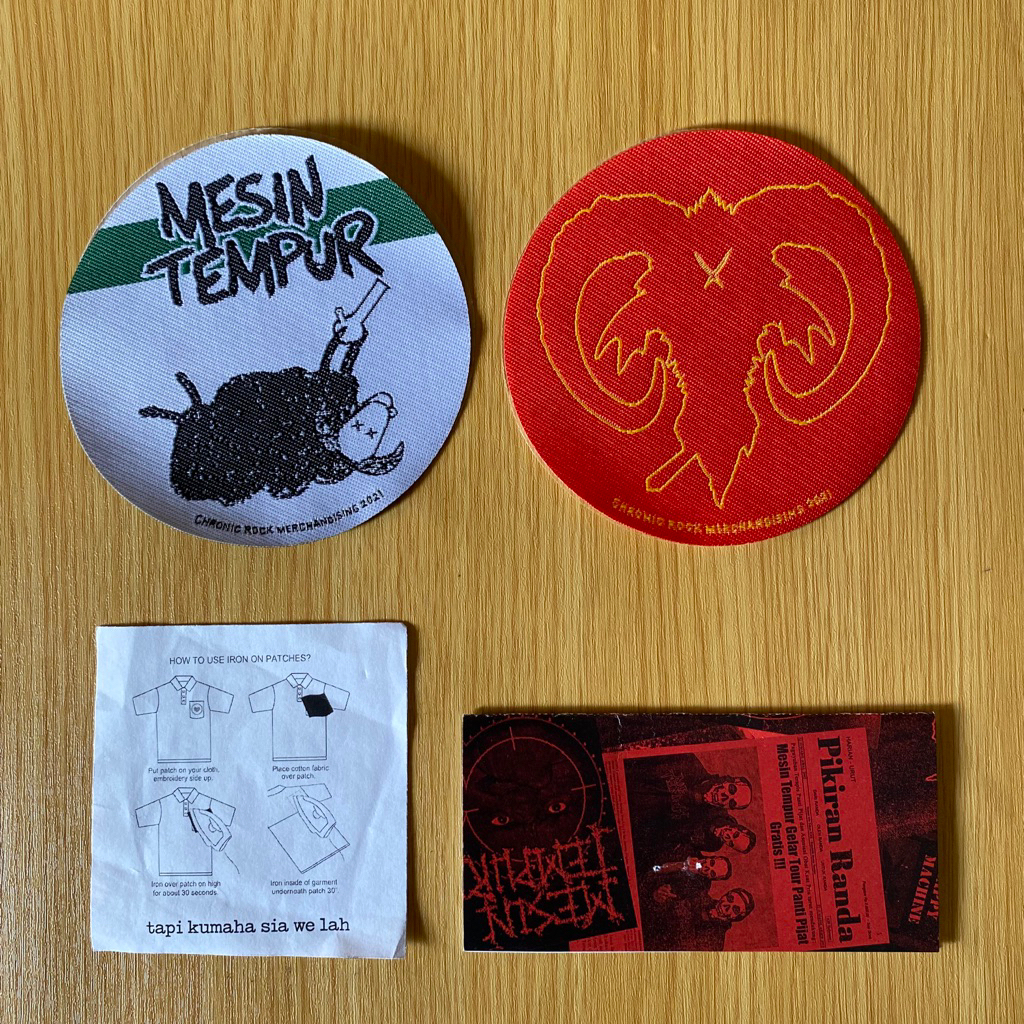 PATCH MESIN TEMPUR ( 2 PCS )