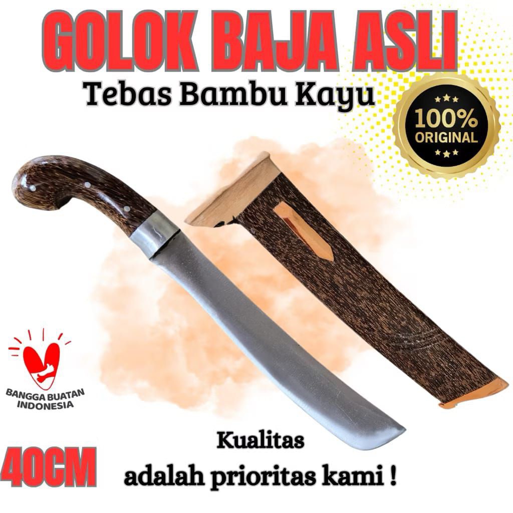 Golok Bedog Per Baja Asli | Perkakas kebun dan halaman