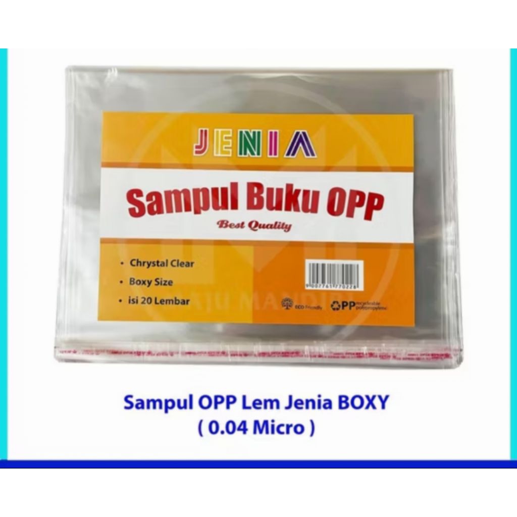 

Sampul buku Plastik Boxy Panjang isi 20 lembar bisa untuk buku Big bos sidu maxi dan boxy lainnya