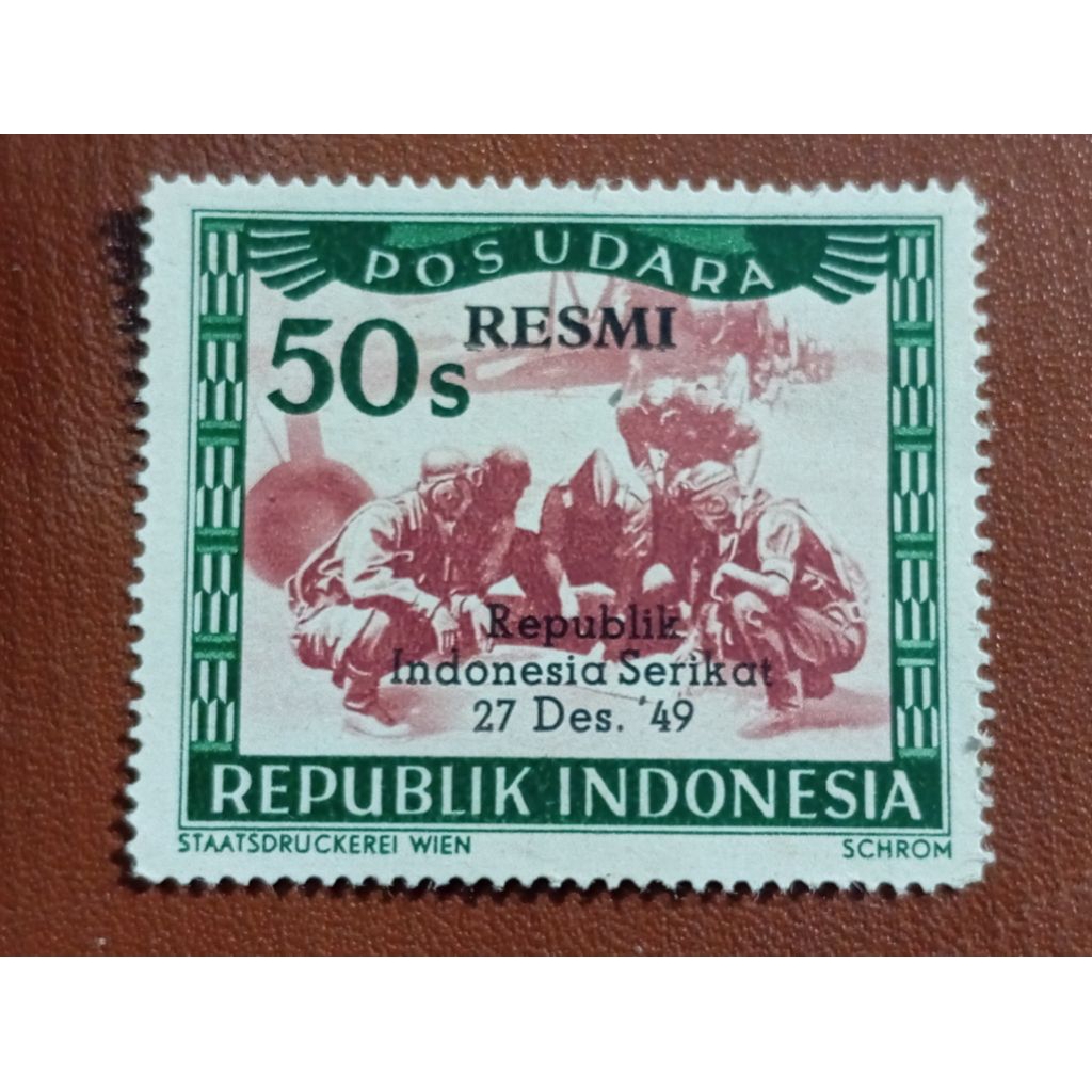

Prangko Wina Pos Udara Resmi Ct.Repoeblik Indonesia Serikat 49