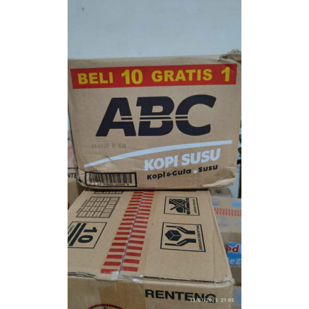 

KOPI ABC SUSU KEMASAN BONUS KARTONAN