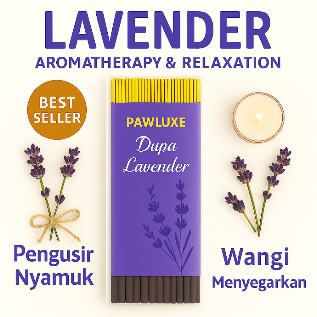 Dupa Lavender Pengusir Nyamuk / Dupa Premium Aroma Lavender / Dupa Pengharum Ruangan