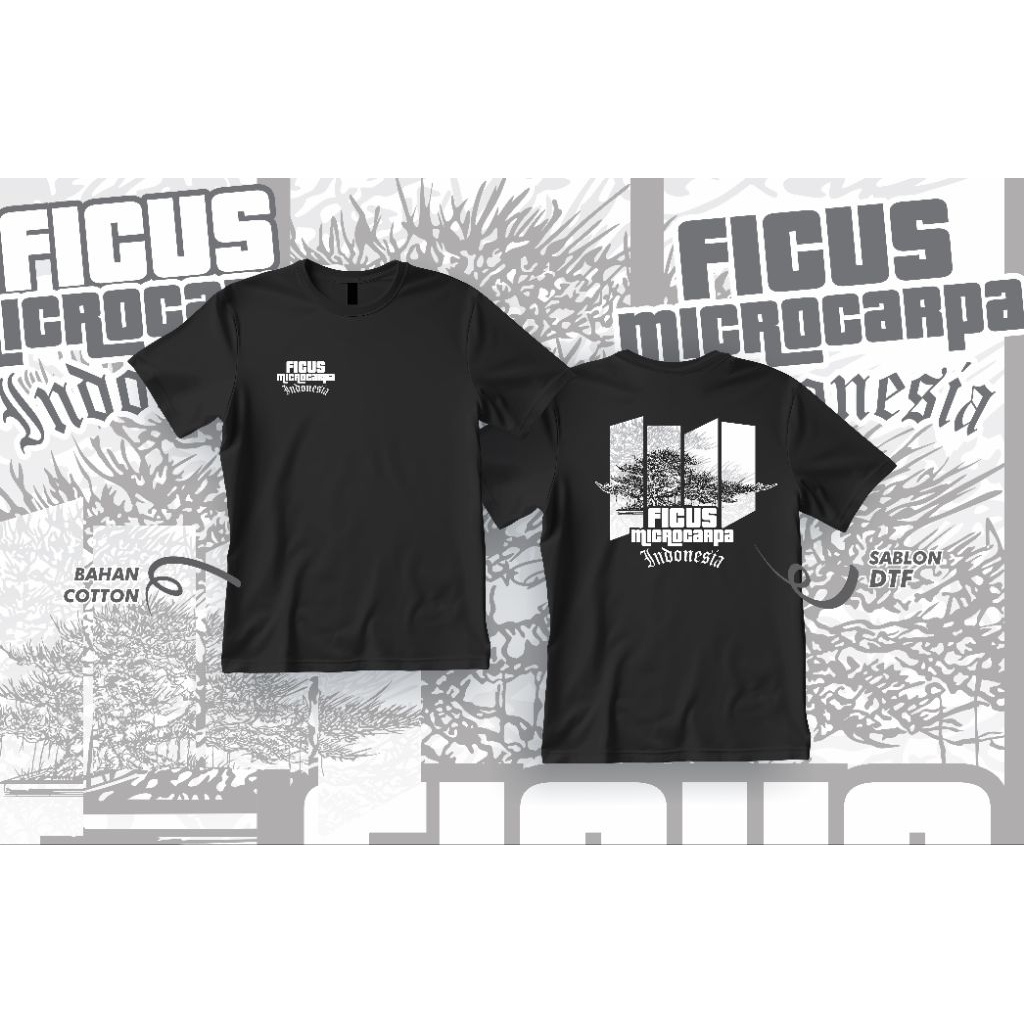 TSHIRT BONSAI/KAOS BONSAI/BAJU BONSAI BONSAI FICUS MICROCARPA