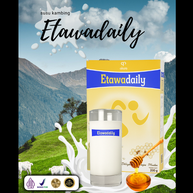 

SUSU KAMBING ETAWA BUBUK ASLI BERKUALITAS (ETAWA DAILY) 200GR