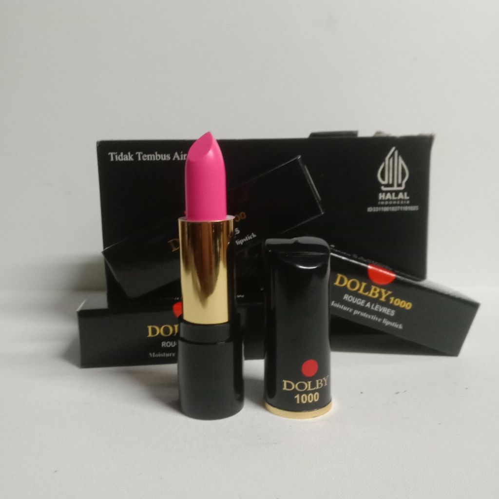ECER [] lipstik Dolby 1000 - kode 170 warna pink -tahan air