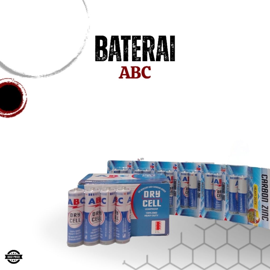 Baterai ABC - baterai abc - AA (besar) - AAA (kecil)